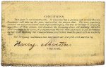 PRR Employe H. Martin Pass, Reverse Side, 1920